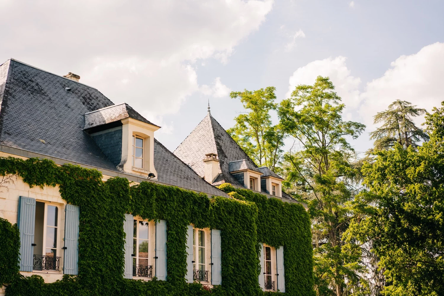 Domaine La Fauconnie mansion in France, one of the most popular wedding venues in Europe.